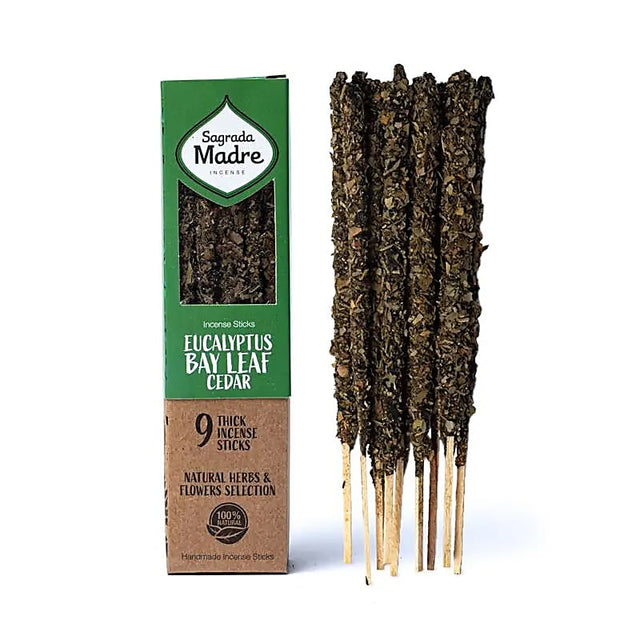 Sagrada Madre Herbal Räucherwerk Eukalyptus, Lorbeer & Zeder
