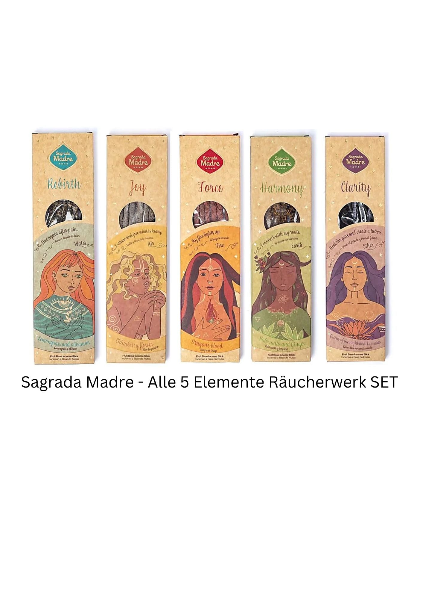Sagrada Madre Alle 5 Elemente R ucherwerk SET Moana For You Sagrada Madre Alle 5 Elemente R ucherwerk SET Moana For You