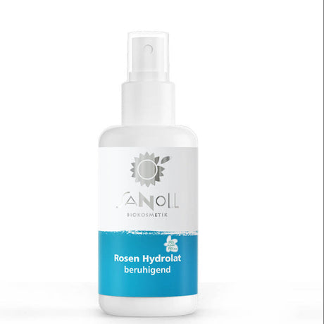 „Sanoll Rosen Hydrolat – beruhigendes Bio-Gesichtswasser im Opalglas“