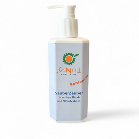 Sanoll SauberZauber (Konzentrat) – 300 ml – Vielseitige Bio-Reinigung für Hände & Textilien