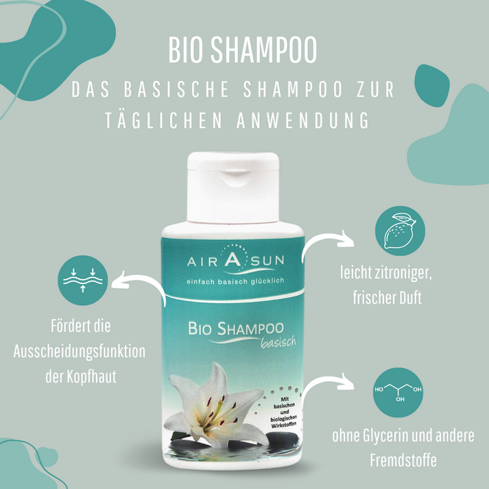 AIRASUN - Basisches Bio Shampoo - 200ml