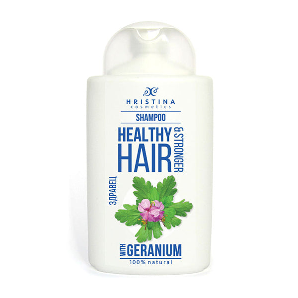 Shampoo Pelargonie für gesundes und kräftiges Haar 200ml - Hristina