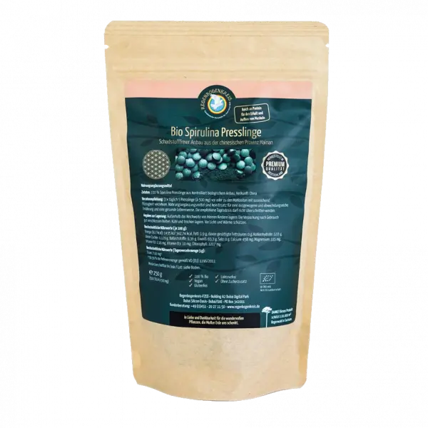 Spirulina Presslinge, Bio, 500 Stück - Regenbogenkreis 