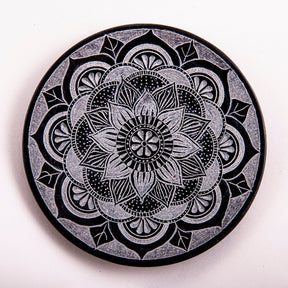 Stäbchenhalter Mandala, groß Speckstein