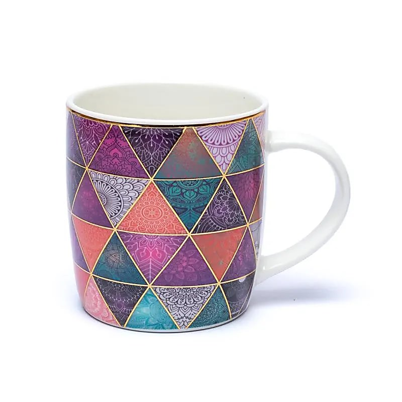 Patchwork - Teetasse mit Sieb