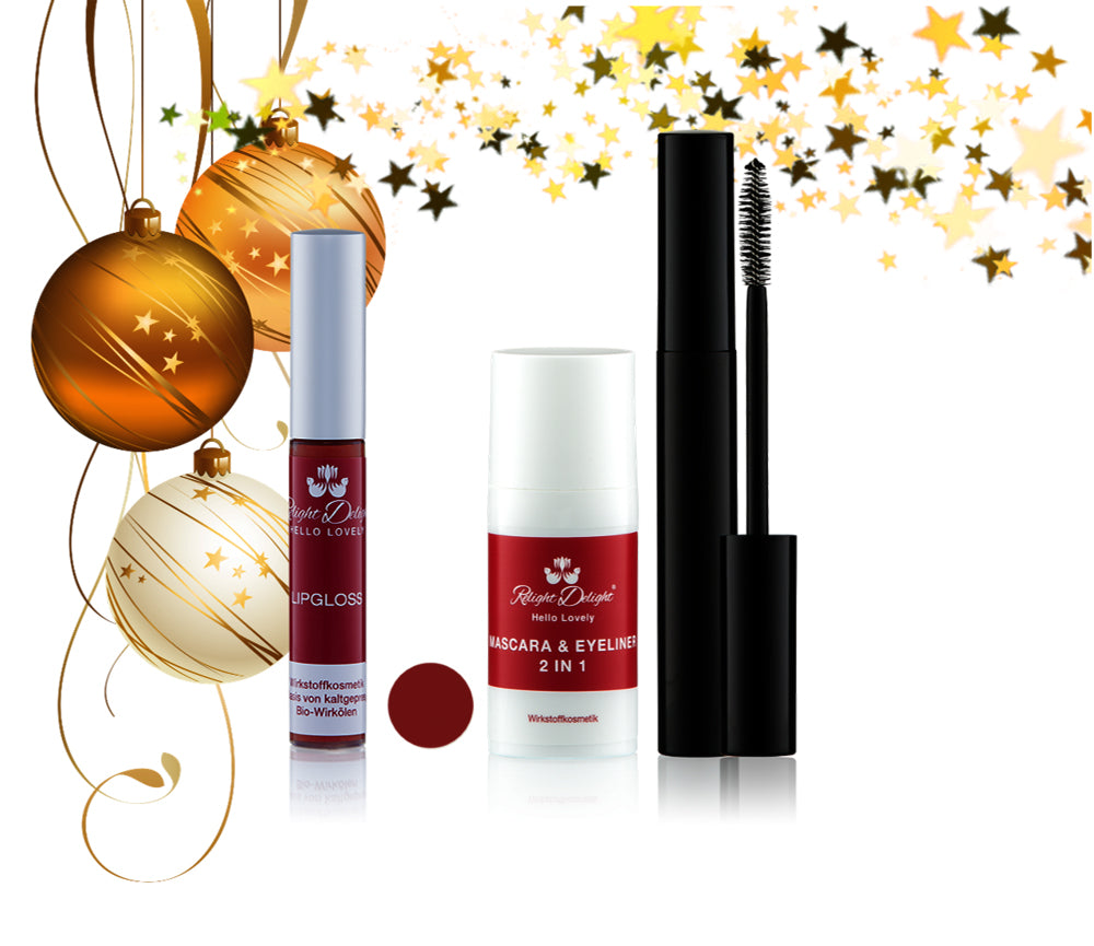 WEIHNACHTS-PFLEGESET - HELLO LOVELY - NATÜRLICH SCHÖN!FÜR DICH & ZUM VERSCHENKEN