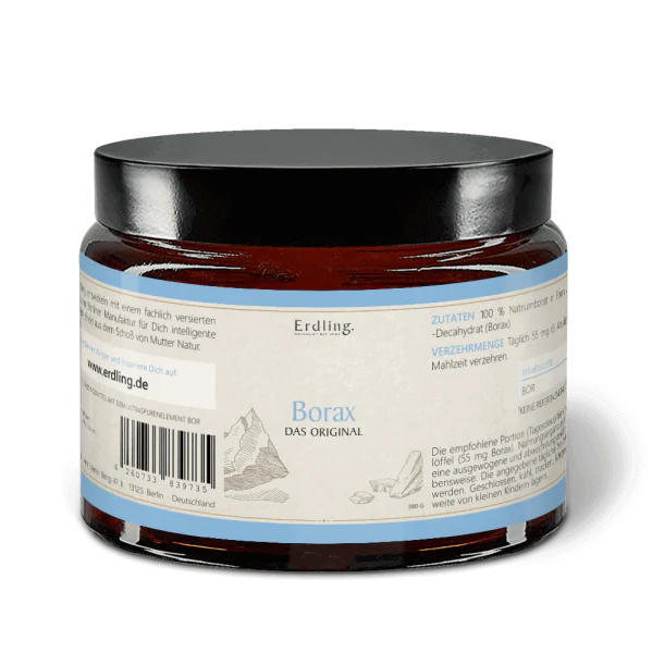 Waldkraft Borax 99,9% Reinheit (Natriumtetraborat) 380g oder 70g