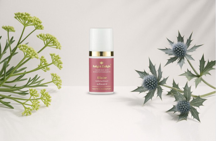 Glorious Skin Elixier Anti-Aging Serum mit 5 Millionen maritimen Stammzellen - Luxuriöse Hautverjüngung mit Meerfenchel und Stranddistel für straffe, regenerierte Haut"