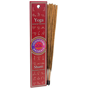  Yoga Shanti Räucherstäbchen aus der Yogi & Yogini Naturals Serie