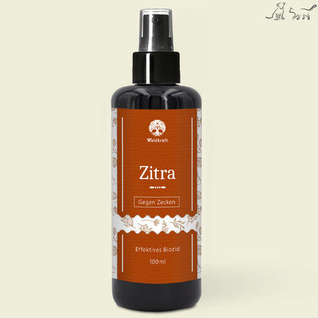 „Zitra Zeckenspray 100 ml – natürlicher Schutz für Hunde und Katzen“