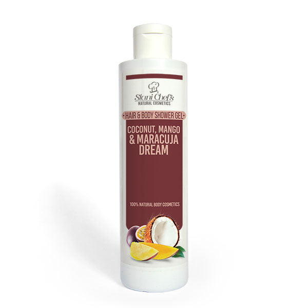 Duschgel Haut und Haar „Kokos, Mango und Maracuja“ 250 ml - Hristina Stani Chef´s