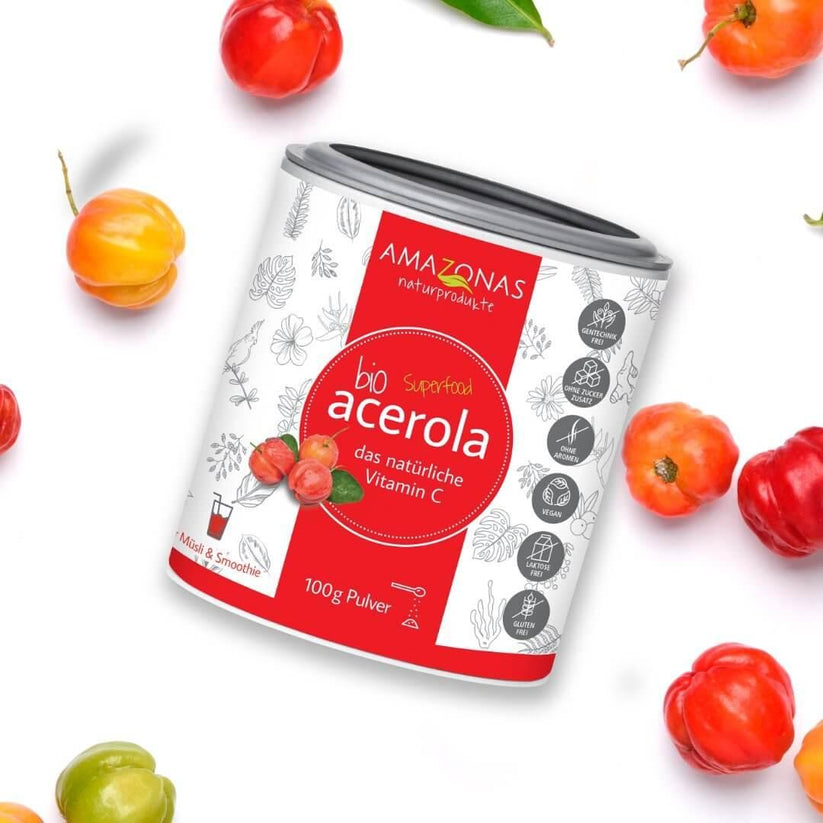 AMAZONAS - Acerolapulver BIO - Vitamin C