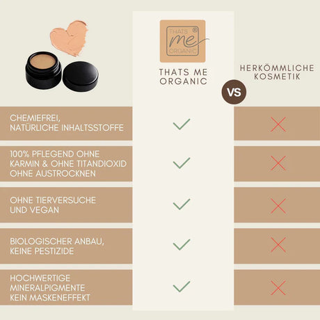 Luxury Silky Cover Cream Chemiefreie, natürliche Inhaltsstoffe