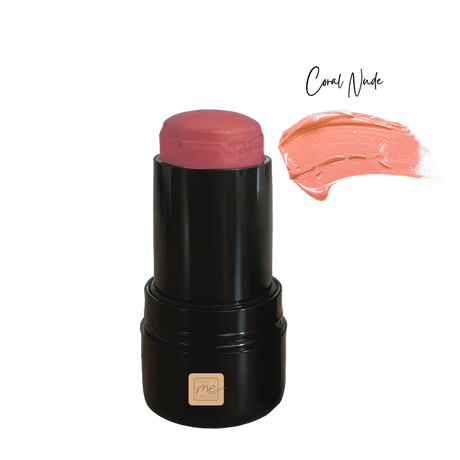 Luxury 3‑in‑1 Bio Lippenstift Coral Nude – cremiges Nude ohne Titandioxid von Thats me Organic