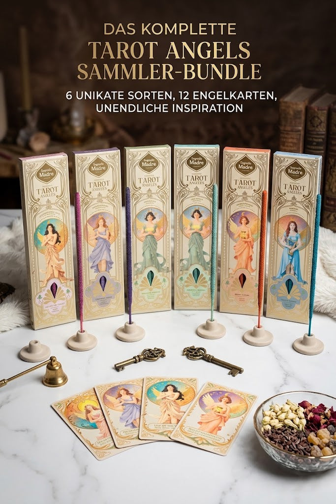 Sagrada Madre Tarot Angels Räucherwerk – 6er-Bundle Komplettset (6 x 6 Stäbchen)