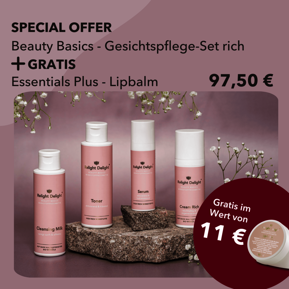 Gesicht Set rich plus gratis Lipbalm