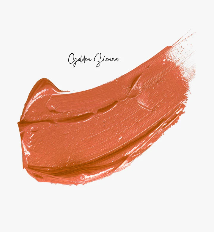 Luxury 3‑in‑1 Bio Lippenstift Golden Sienna – warmes Kupferbraun ohne Titandioxid