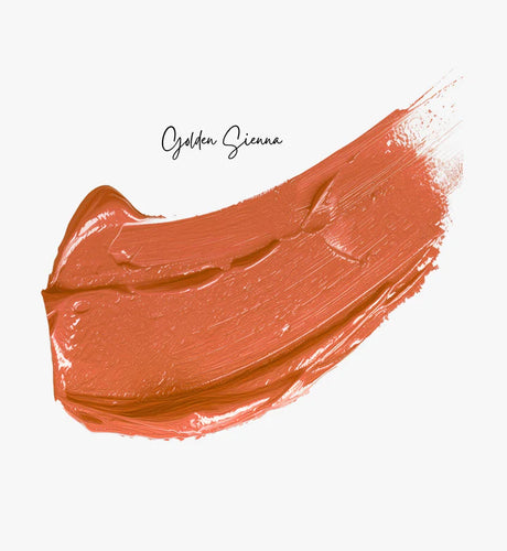 Luxury 3‑in‑1 Bio Lippenstift Golden Sienna – warmes Kupferbraun ohne Titandioxid
