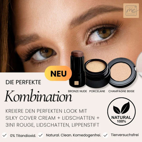 Luxury Silky Cover Cream ohne Titandioxid – natürliche Kaschierung in 2 Nuancen