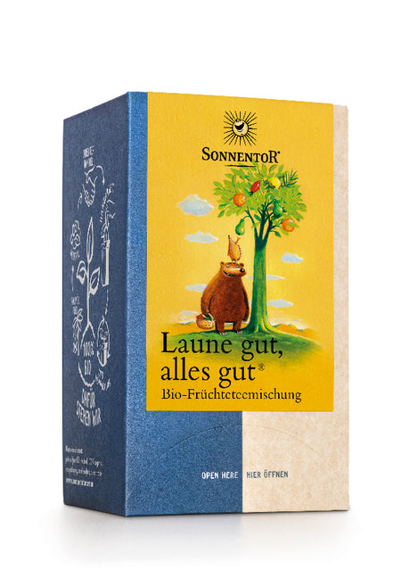 Laune gut, alles gut Bio Früchteteemischung Beutel Sonnentor