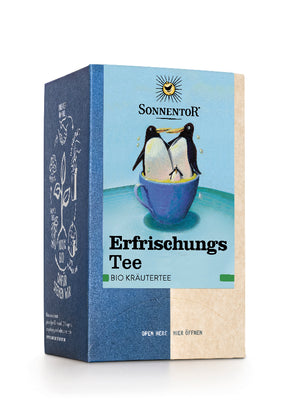 Erfrischungstee Teebeutel von Sonnentor