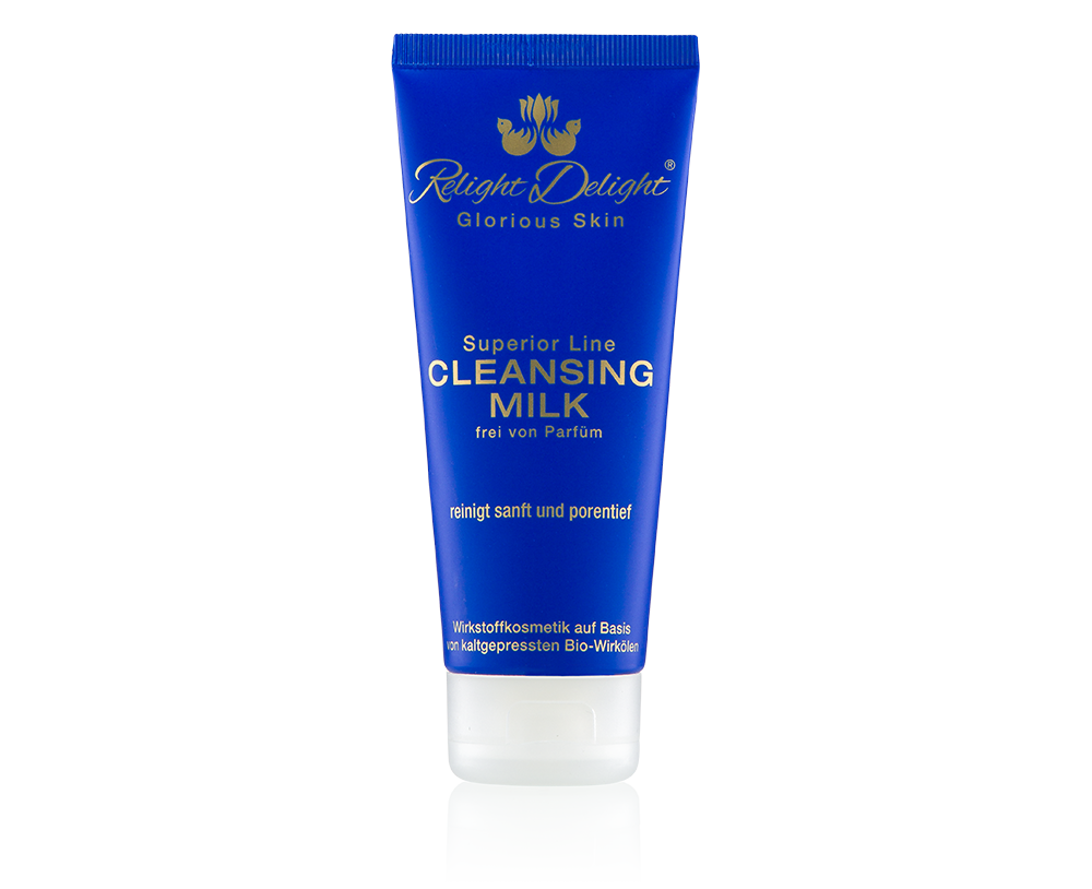 Glorious Skin Cleansing Milk - frei von Parfüm, 100ml Relight Delight