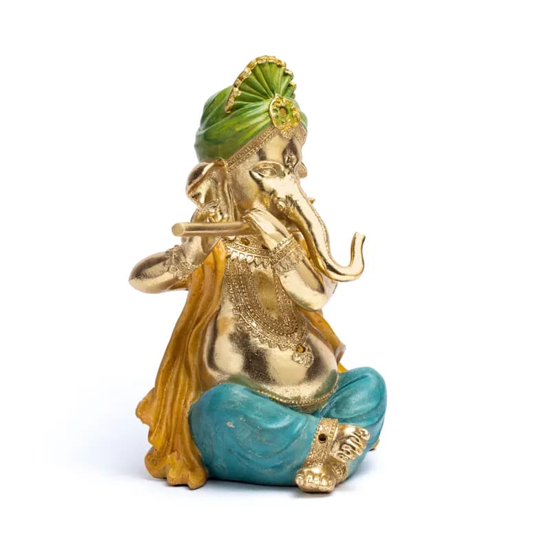 Ganesha Statue mit Flöte