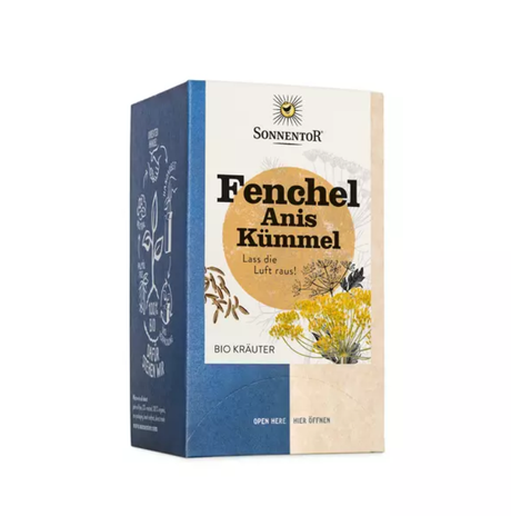Fenchel-Anis-Kümmel Tee Beutel von Sonnentor