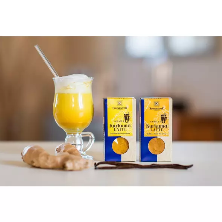 Kurkuma Latte Vanille bio 60g Sonnentor