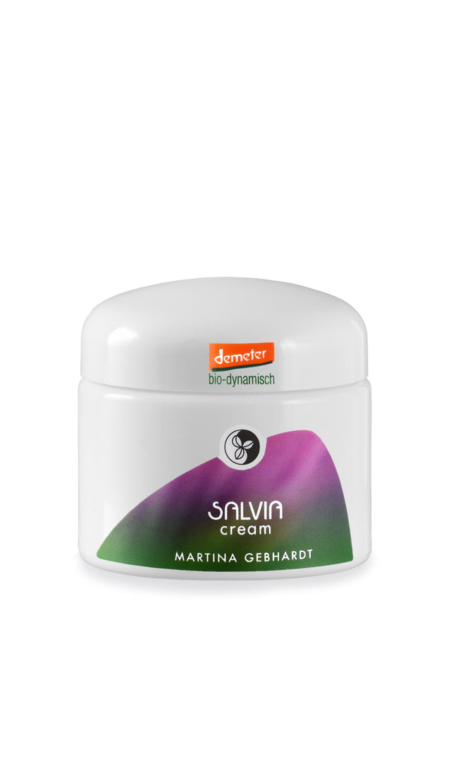 Tiegel mit SALVIA cream 50ml Demeter Bio von Martina Gebhardt