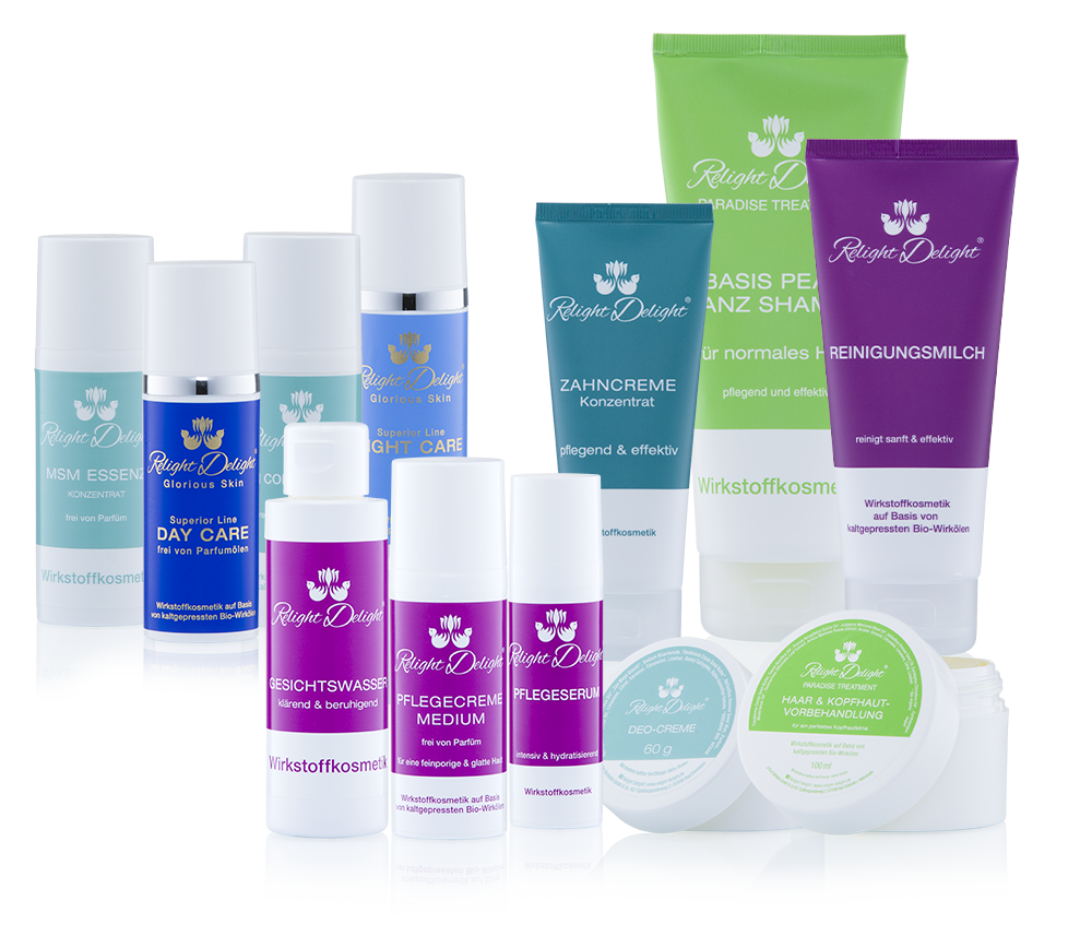 Pflege-Set begleitend bei Rosacea - für einen ebenmäßigen Teint - Relight Delight