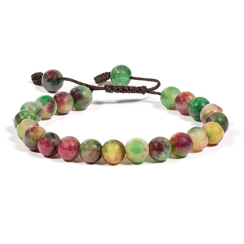 Mala/Armband Achat 21 Perlen (verstellbar)