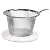 Blume des Lebens - Teetasse mit Sieb / Deckel