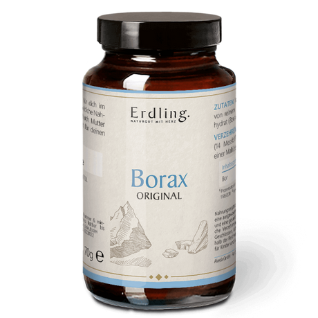 Borax Pulver 70g in Braunglastiegel – 99,9% Reinheit für deine Mikronährstoffroutine