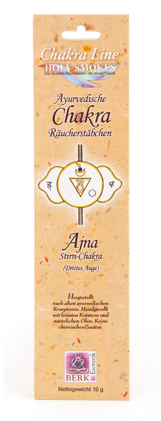 Drittes Auge (Ajna) Chakra Räucherstäbchen, Berk 10g