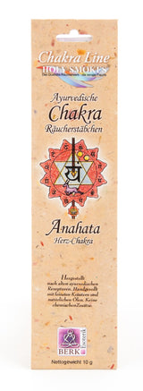 Herz-Chakra (Anahata)  Berk Holy Smokes - "Herz-Chakra (Anahata)" - Chakra Line Berk Räucherstäbchen