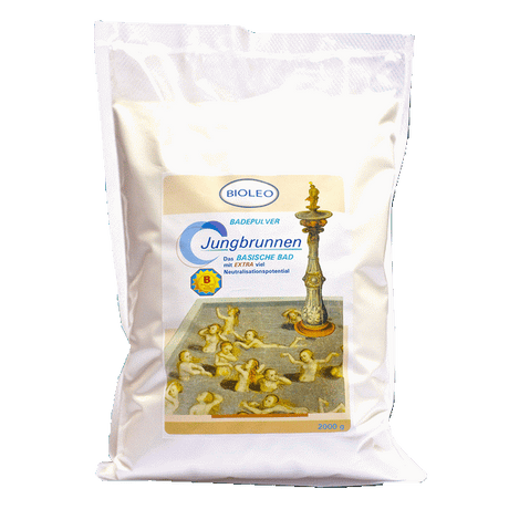  "BIOLEO Jungbrunnen Basisches Badepulver 2000g - Anti-Aging Basenbad für jugendliche Haut"
