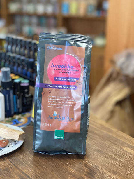 "Bio Lumokka Biolandhof Klein 250g - koffeinfreier Lupinenkaffee mit Mokka-Geschmack"