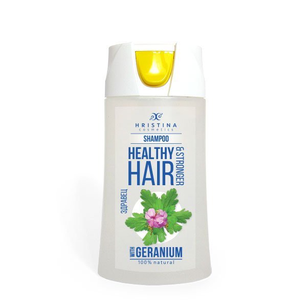 Shampoo Pelargonie für gesundes und kräftiges Haar