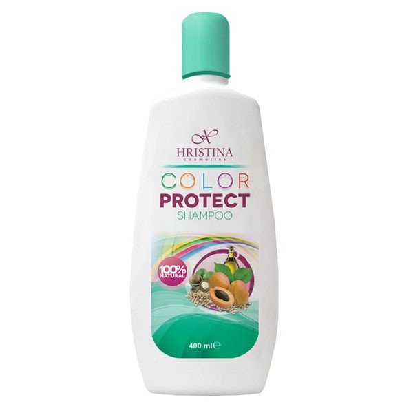 <h3>Shampoo für gefärbtes Haar 400ml - Hristina</h3> <p data-mce-fragment="1">Verleiht gefärbtem Haar eine revitalisierende Wirkung und pflegt tiefenwirksam dank der Wirkstoffe von Aprikosen-, Macadamia- und Sesamöl. Dieses Shampoo sorgt für eine schonende Reinigung und verbessert die Haarstruktur, sodass die Farbe länger strahlend bleibt. Das Ergebnis: Wunderschönes, gesundes Haar voller Farbe, Vitalität und Glanz.</p>