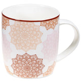 Rosanes Mandala - Teetasse mit Sieb und Deckel