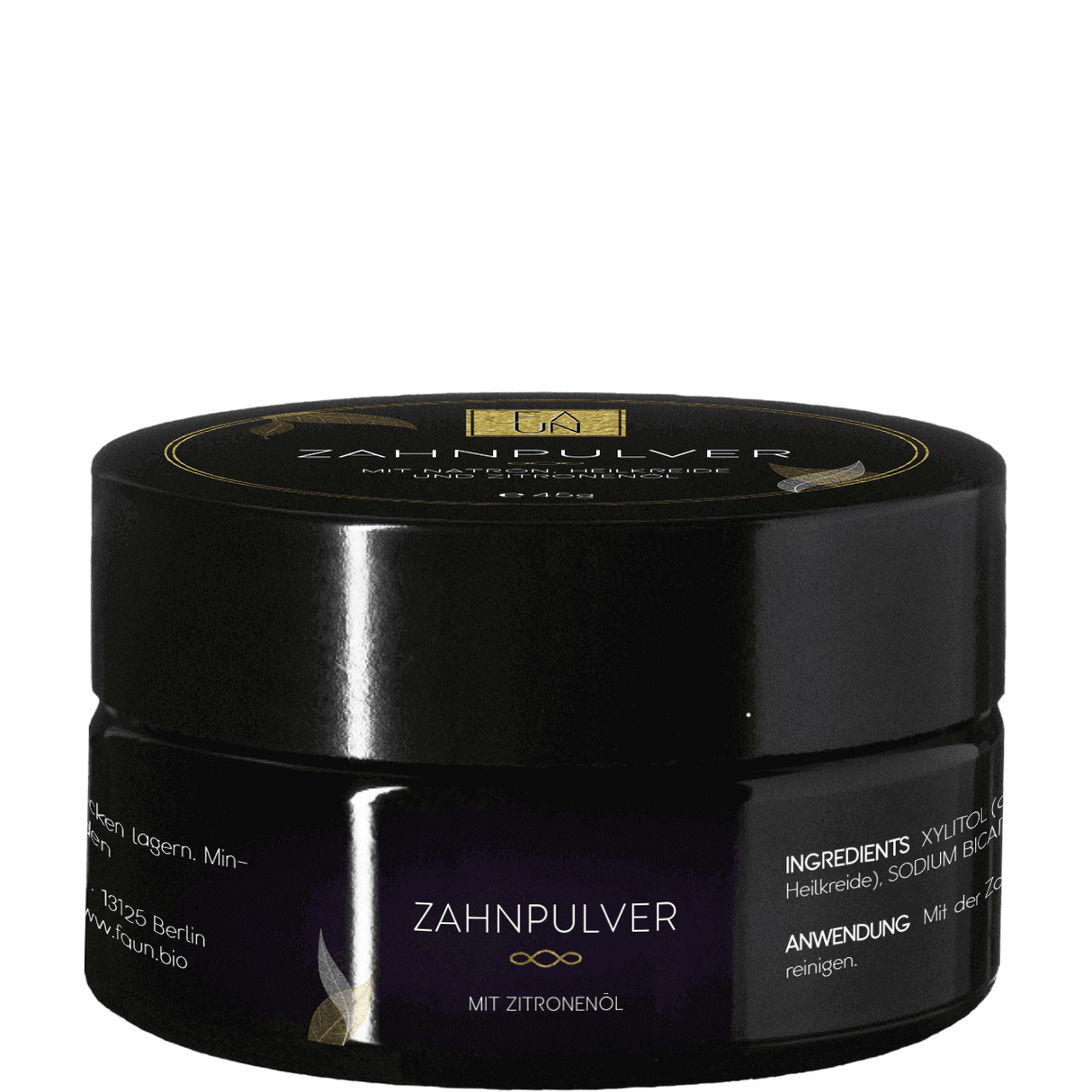 Zahnpulver mit Zitronenöl - 45g Waldkraft