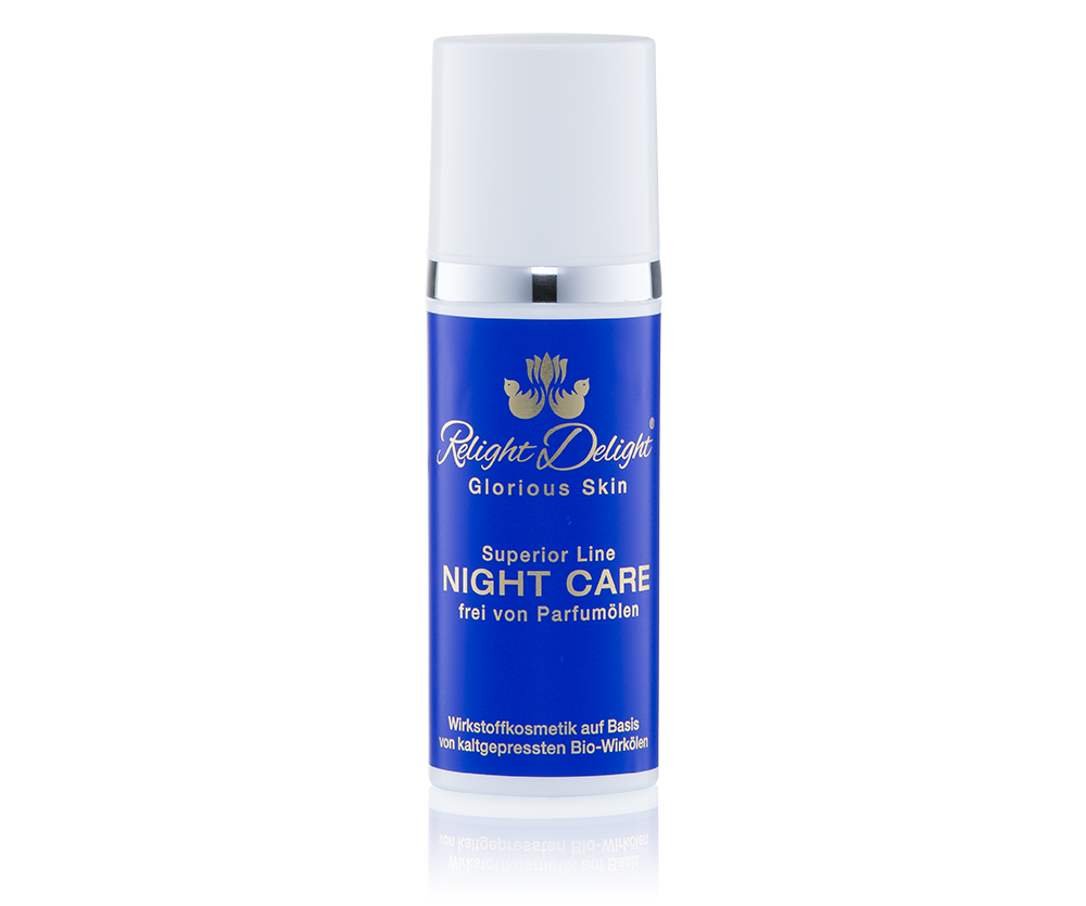 Glorious Skin Night Care - frei von Parfüm 50ml - Relight Delight