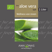 Lade das Bild in den Galerie-Viewer, Bio Aloe Vera Saft Premium mit 1200 mg Aloeverose
