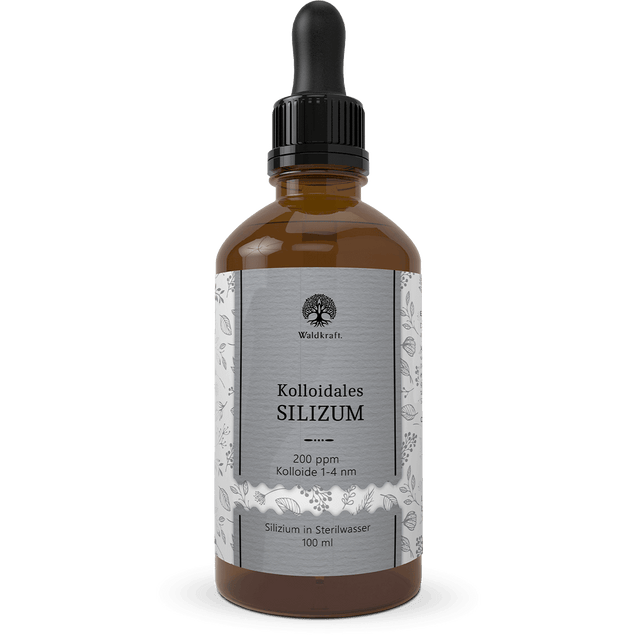 Waldkraft - Kolloidales Silizium – 200 ppm Silizium-Lösung (Pipette)