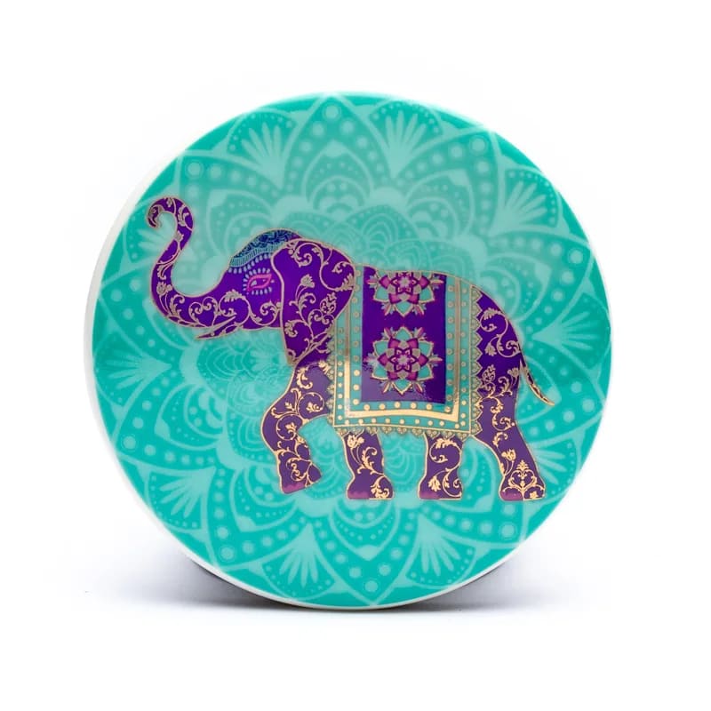 Indischer Elephant - Teetasse mit Sieb und Deckel