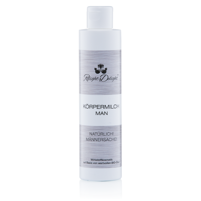 Männer Körpermilch Ginseng Ingwer 200ml Relight Delight