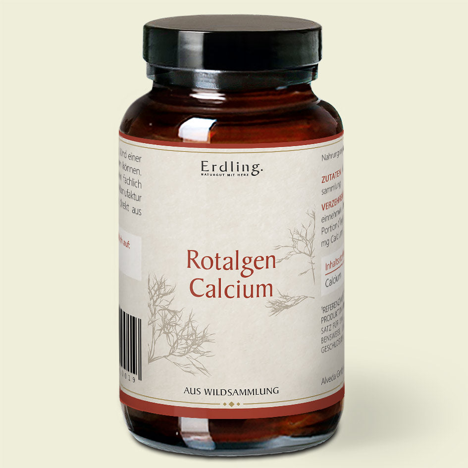 Rotalgen-Calcium (Lithothamnium Calcareum) Pulver - 150g - Waldkraft Erdling